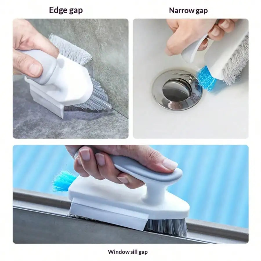 4-in-1 Grout & Corner Scrubber Brush