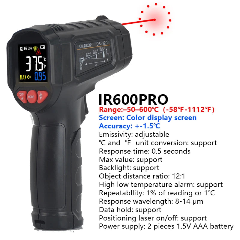 BetterNest Digital Infrared Kitchen Thermometer
