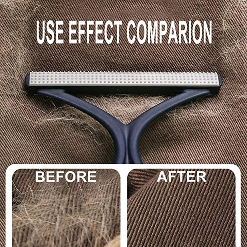 Reusable Double-Sided Pet Hair & Lint Scraper