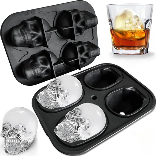 BetterNest 3D Skull Ice Cube Mold