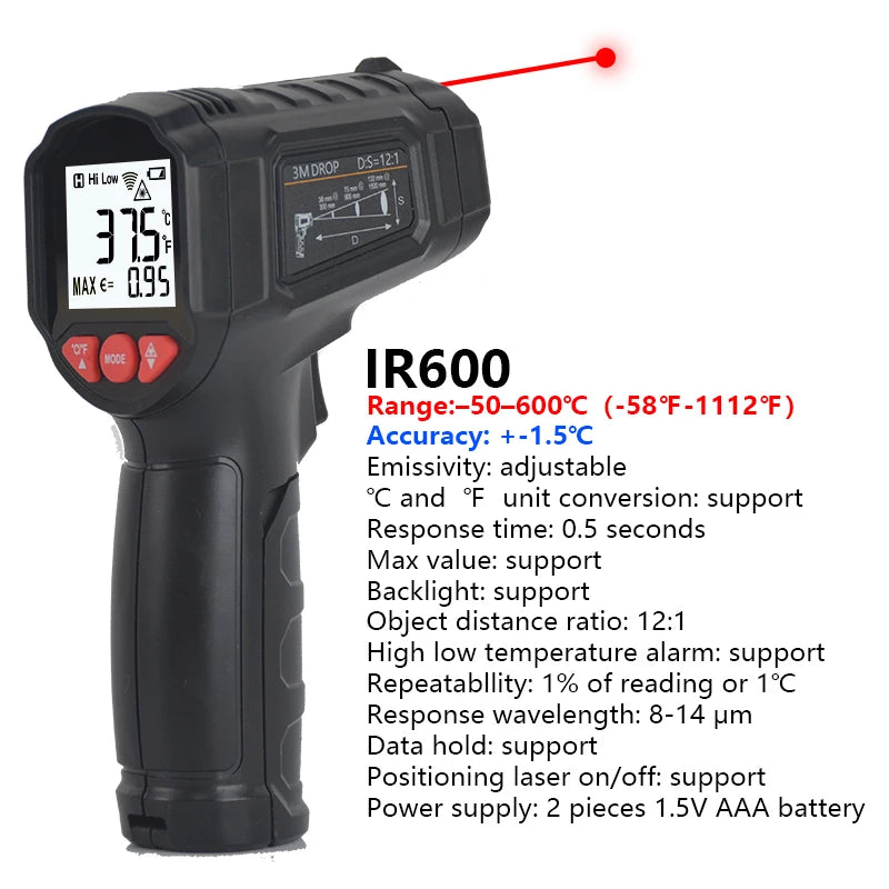BetterNest Digital Infrared Kitchen Thermometer