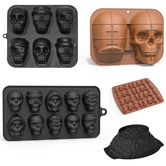 BetterNest 3D Skull Silicone Baking Mold