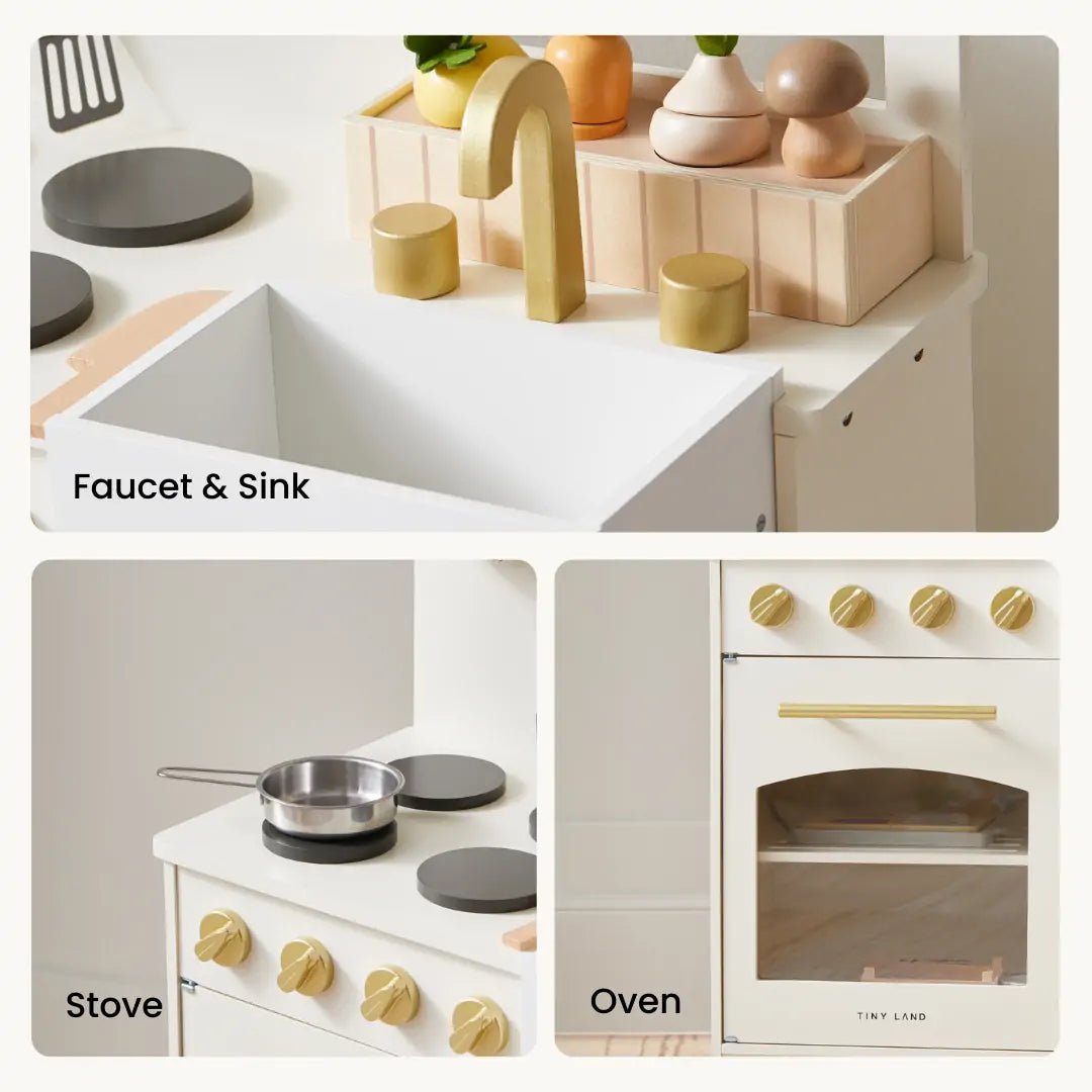 Tiny Land Wooden Play Kitchen