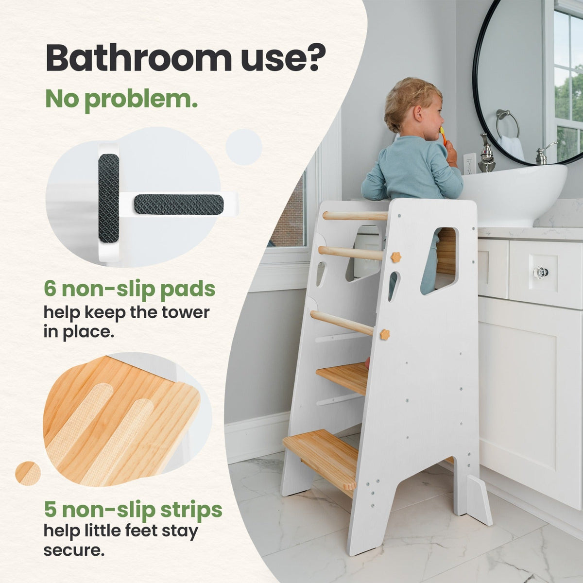 Adjustable Montessori Toddler Tower