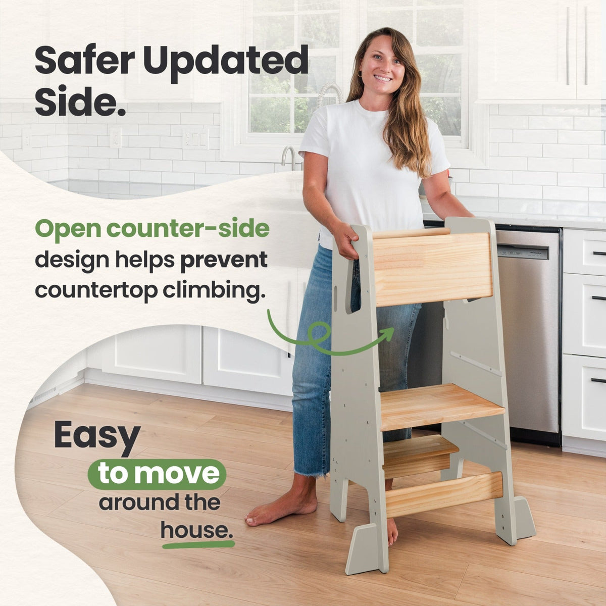 Adjustable Montessori Toddler Tower