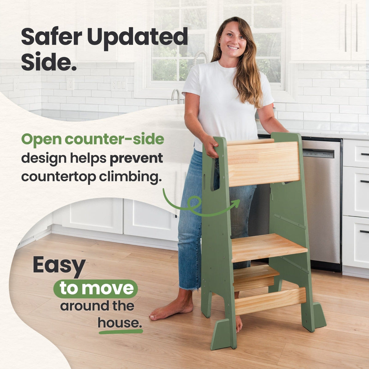 Adjustable Montessori Toddler Tower