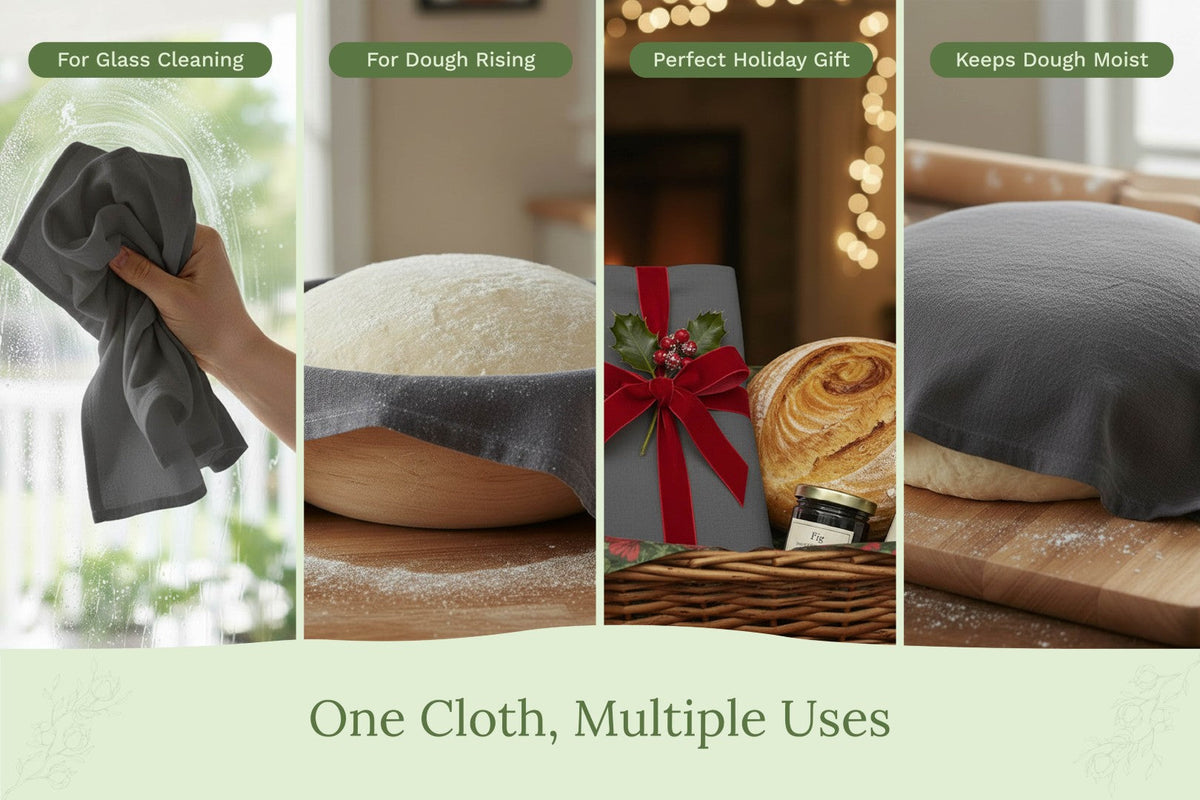 Organic Cotton Flour Sack Kitchen Towels