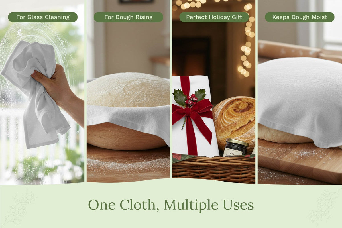 Organic Cotton Flour Sack Kitchen Towels