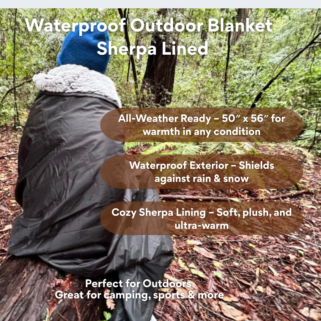 Waterproof Sherpa Outdoor Blanket