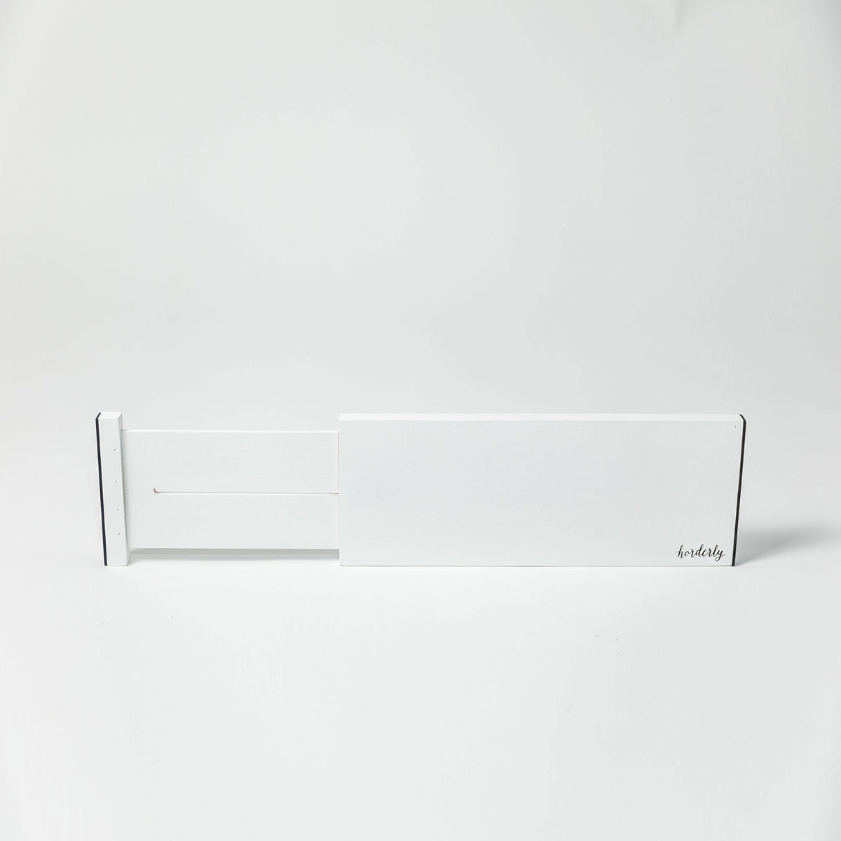 Expandable Bamboo Drawer Dividers – White
