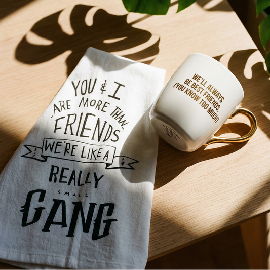 Best Friends Mug & Dish Towel Gift Set