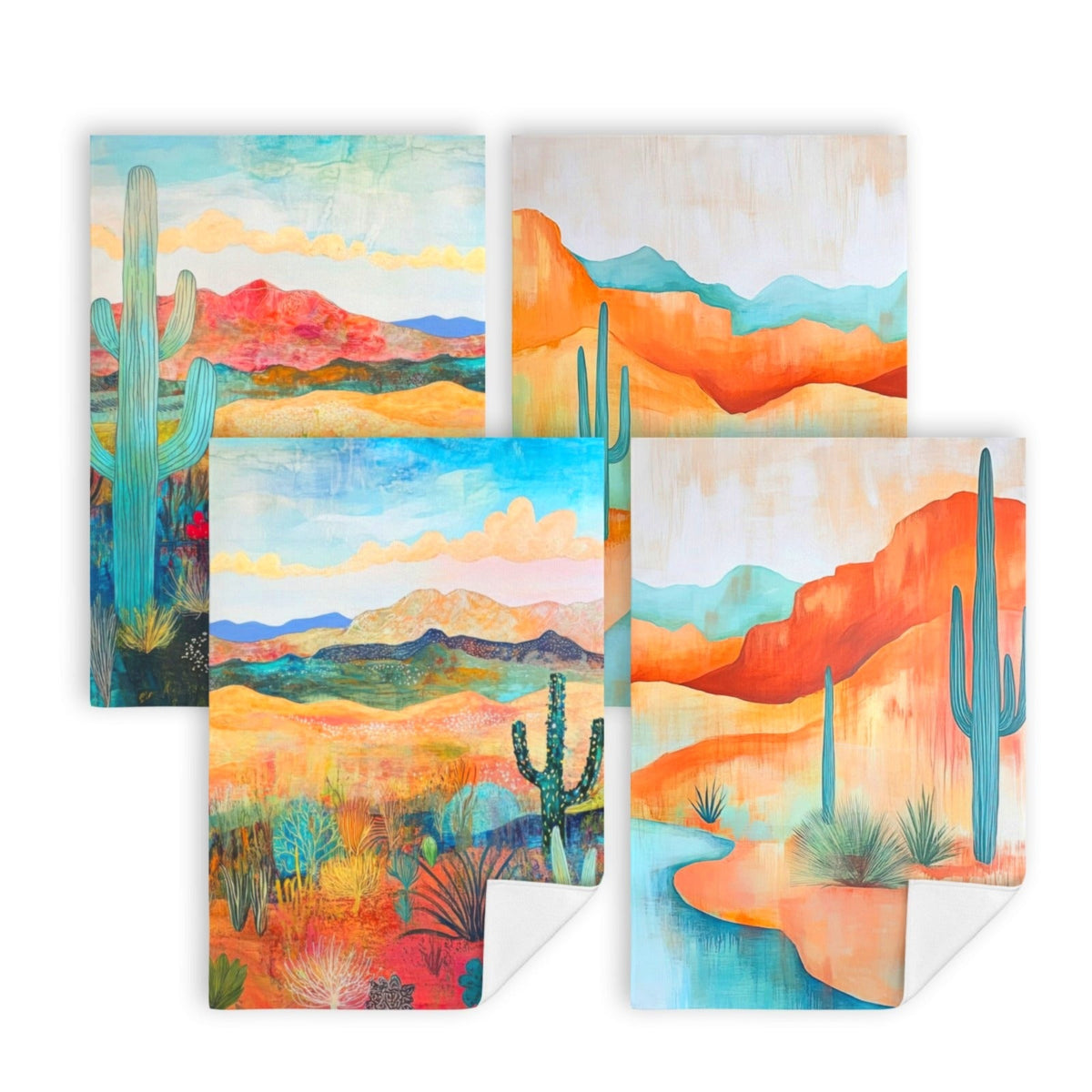 Desert Dreaming Kitchen Towels – Set of 4