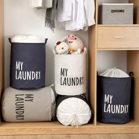 Water-Resistant Fabric Laundry & Storage Bag