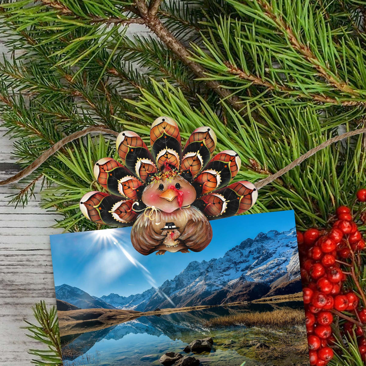 Happy Halloween Eco-Wood Clip-On Ornaments – Set of 6