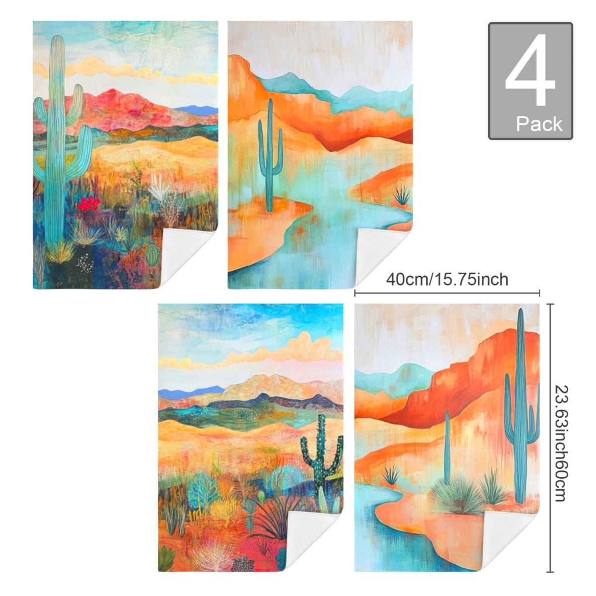 Desert Dreaming Kitchen Towels – Set of 4
