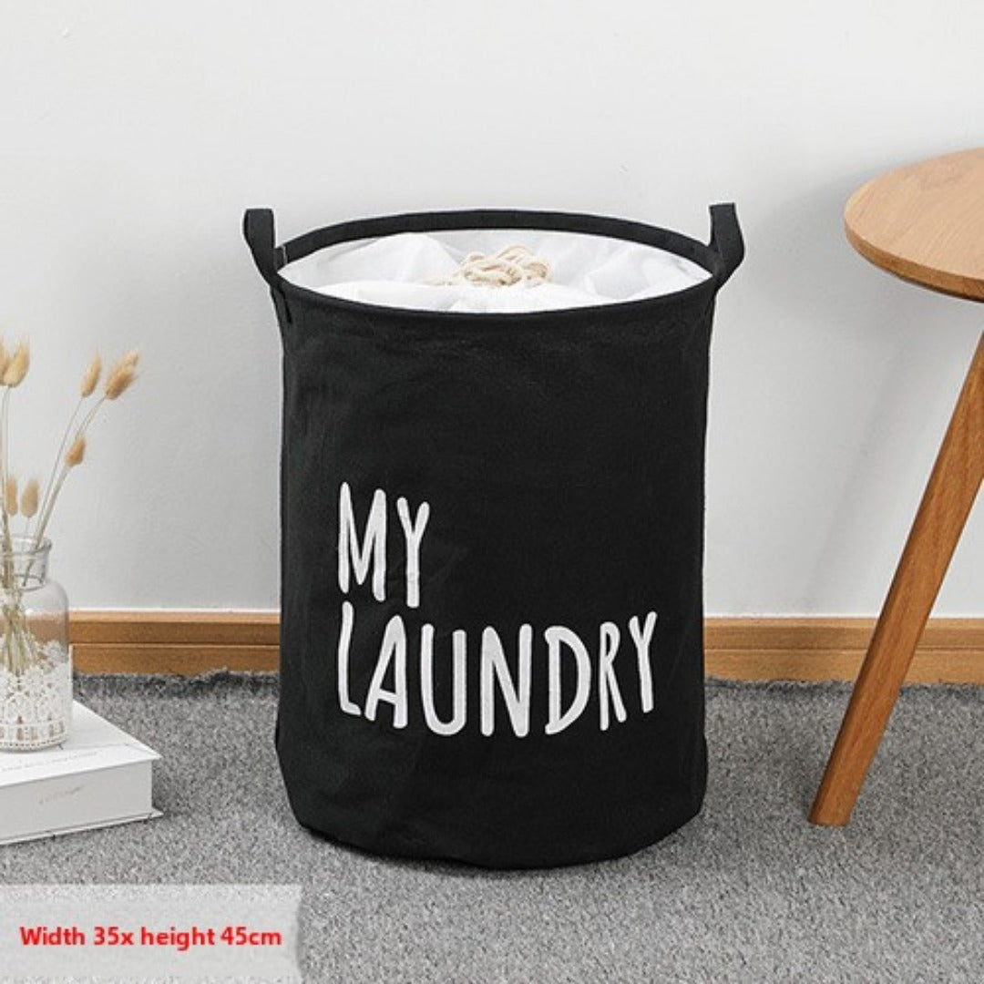 Water-Resistant Fabric Laundry & Storage Bag