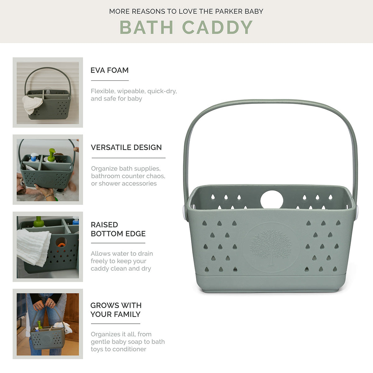 Parker Baby Co. EVA Bath & Bathroom Organizer