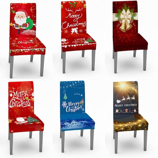 Christmas Stretch Dining Chair Cover
