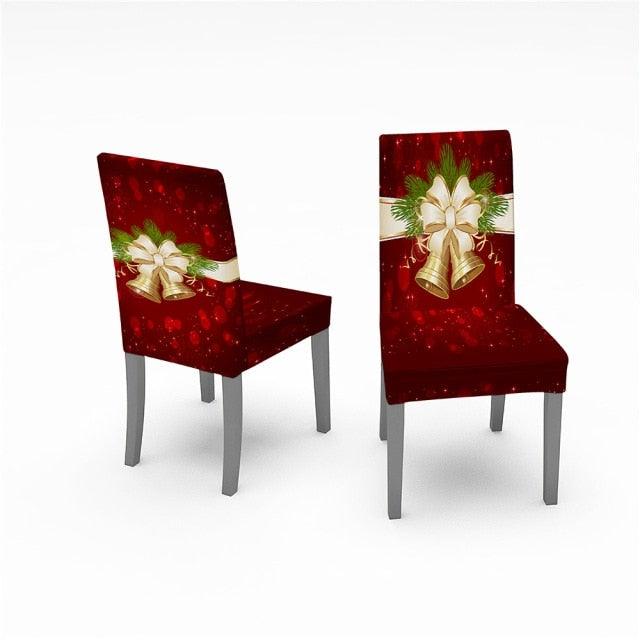 Christmas Dining Chair Slipcovers – 1, 2, 4 or 6 Pack