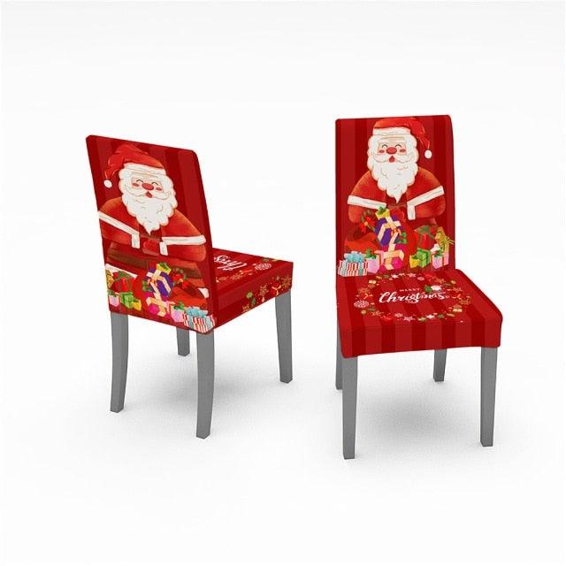 Christmas Dining Chair Slipcovers – 1, 2, 4 or 6 Pack