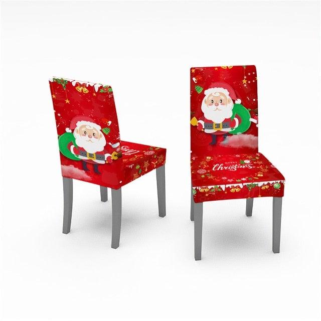 Christmas Dining Chair Slipcovers – 1, 2, 4 or 6 Pack