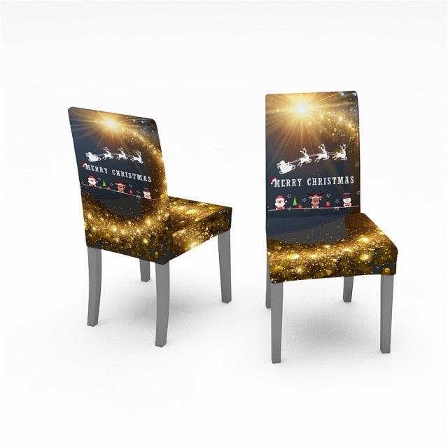 Christmas Dining Chair Slipcovers – 1, 2, 4 or 6 Pack