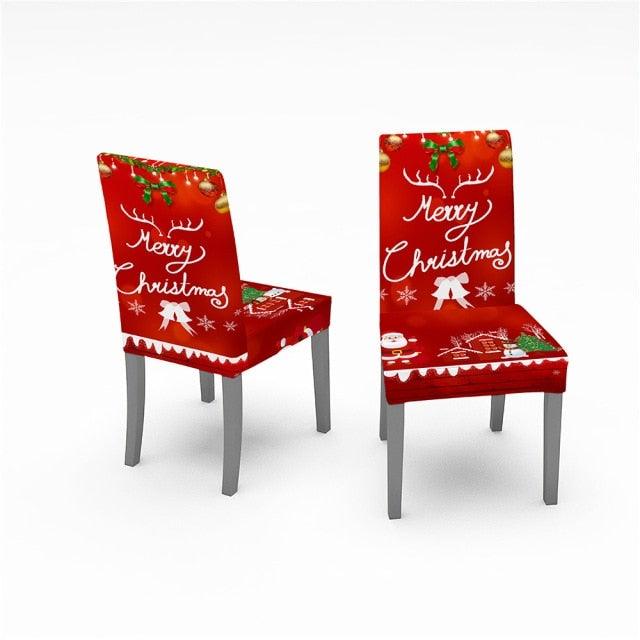 Christmas Dining Chair Slipcovers – 1, 2, 4 or 6 Pack