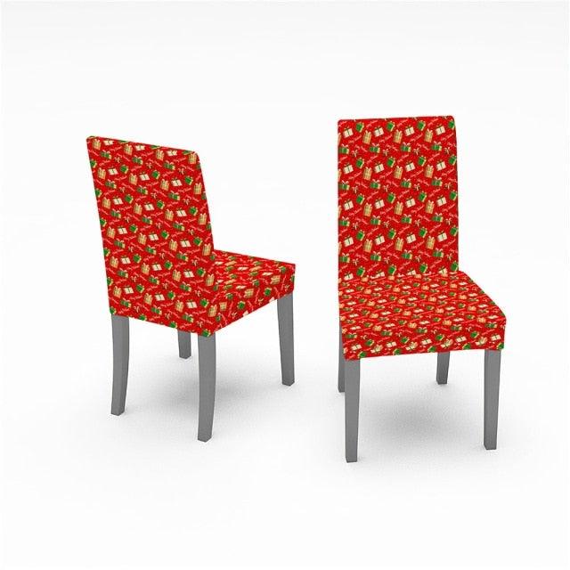 Christmas Dining Chair Slipcovers – 1, 2, 4 or 6 Pack