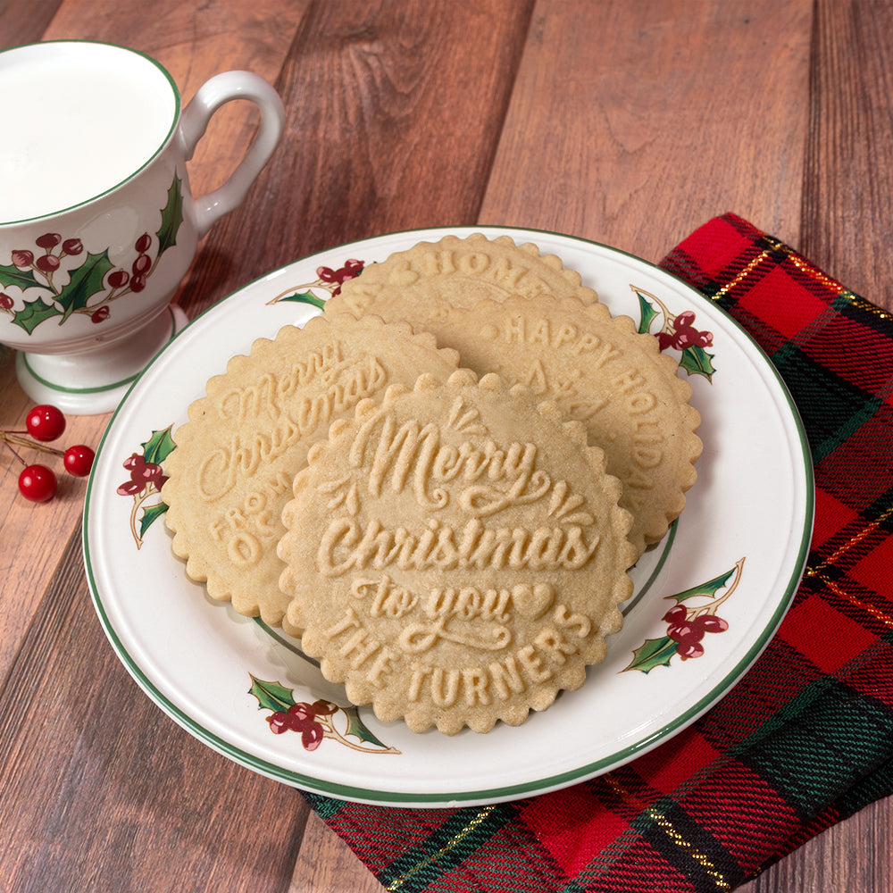 Holly Jolly Maple Cookie Press & Cutter