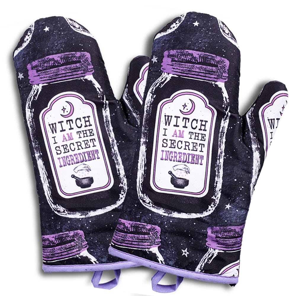 Witchy Bamboo Spoon & Kitchen Mitts