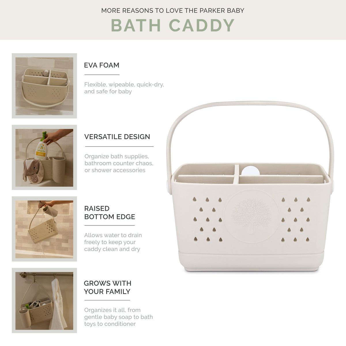 Parker Baby Co. EVA Bath & Bathroom Organizer
