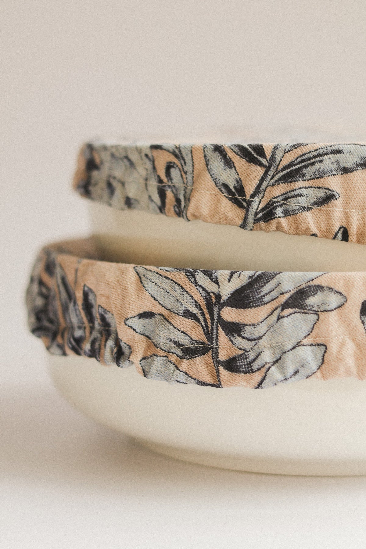 Reusable Cotton Bowl Covers — Set of 3