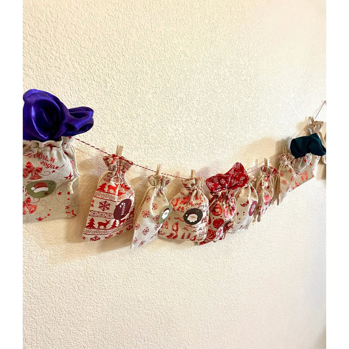 12-Day Christmas Scrunchie Advent Calendar