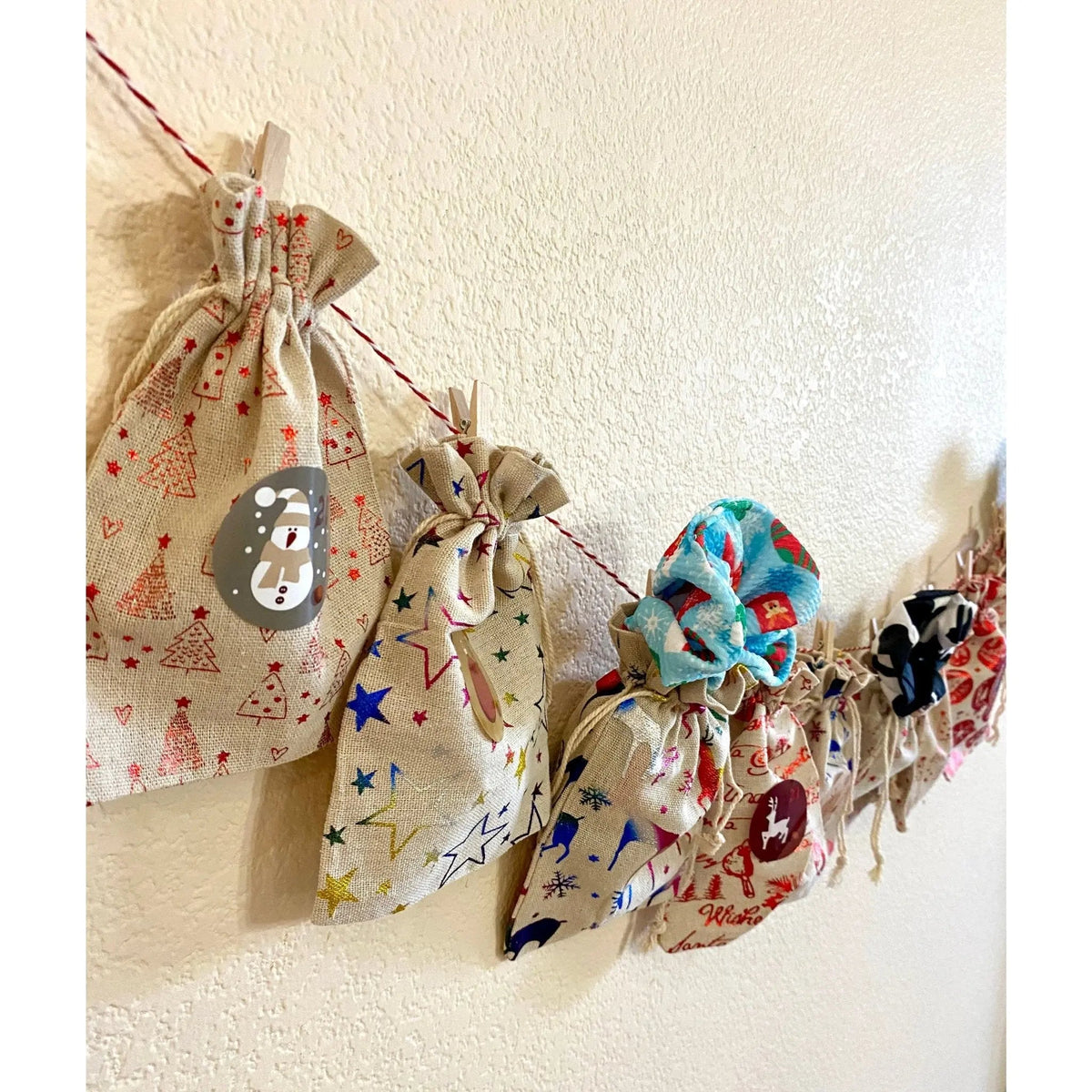 12-Day Christmas Scrunchie Advent Calendar