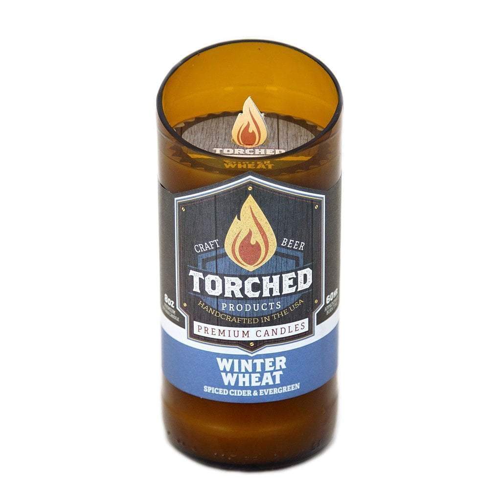 Winter Wheat Soy Wax Beer Bottle Candle